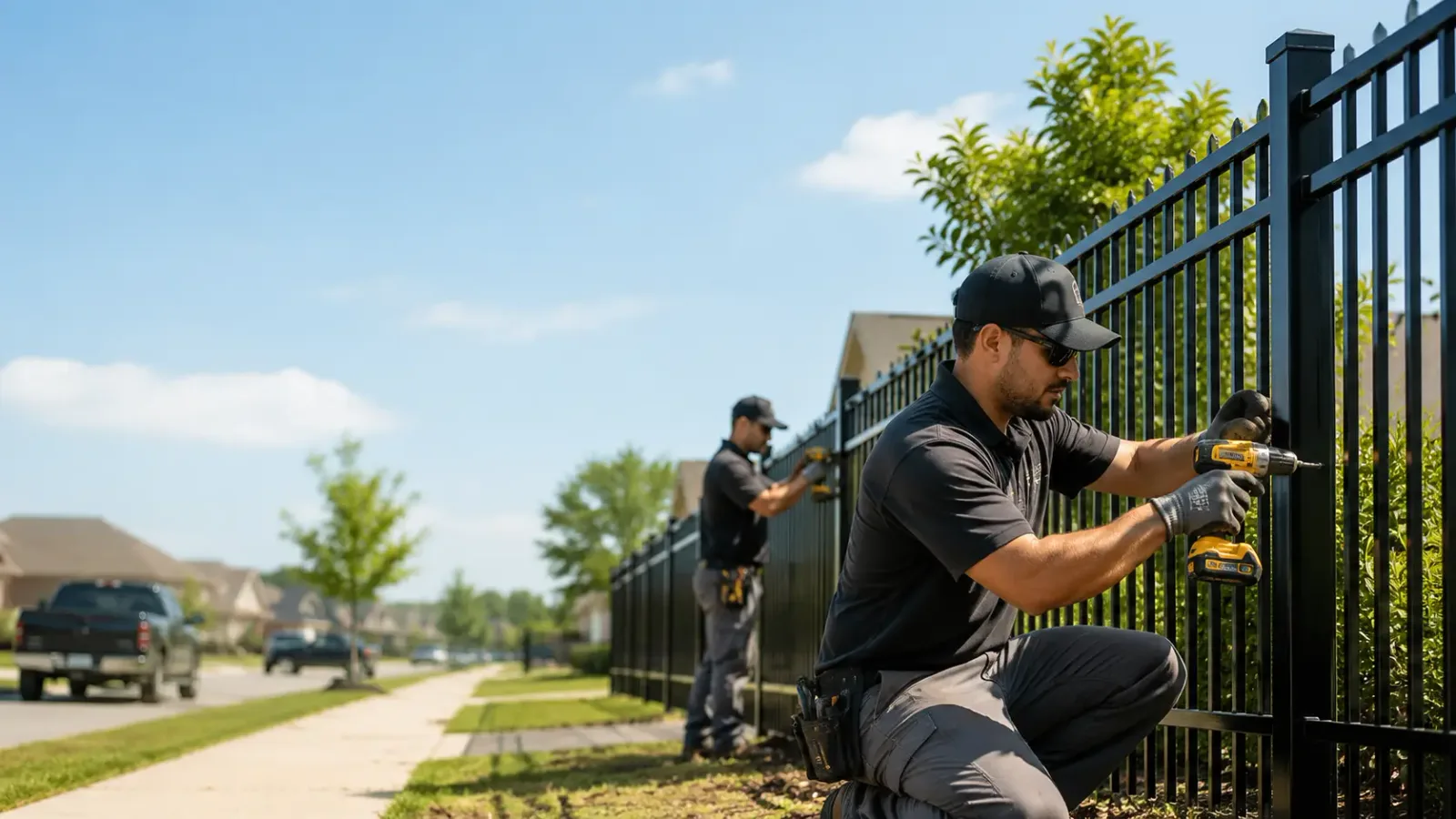 Metal Fence Installation in Lafayette, LA
